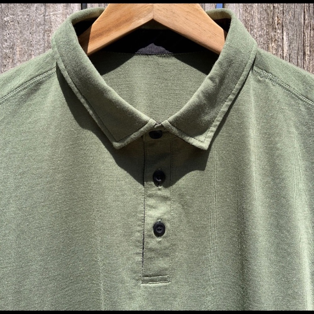 Lululemon Light Green Polo